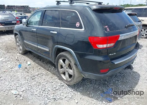 2012 Jeep Grand Cherokee Overland из США, поврежденный, VIN 1C4RJFCT4CC250339